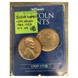 Lincoln Wheat Cent Collection 1909"1958