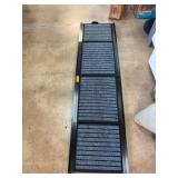 Foldable Black Pet Ramp With Treaded Surface