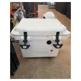 Cabelas Heavy-Duty White Cooler with Secure Lat