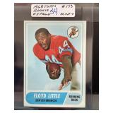 1968 Topps Floyd Little Rookie Card #173