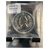 1945-S Jefferson Silver War Nickel