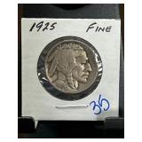 1925 Buffalo Nickel in Fine Condition