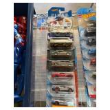 Seven Hot Wheels Cars in Packaging