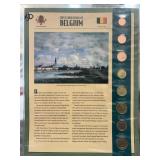First Euro Coins of Belgium Set