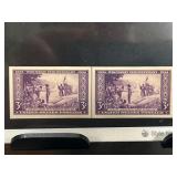 1935 US #755 Mint NH Line Pair Stamps