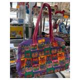 Laurel Burch Cat-Themed Tote Bag