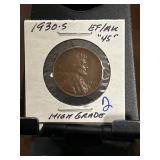 1930-S Lincoln Wheat Cent in High Grade