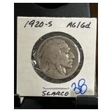 1920-S Buffalo Nickel in Coin Holder