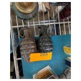 2pc Dummy Pineapple Grenades