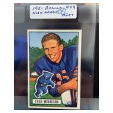 1951 Bowman Fred Morrison #49 Football Card