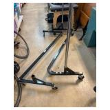 Metal Z Garment Rack on Casters