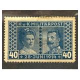 Bosnia and Herzegovina 1917 Military Postage Stamp