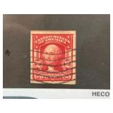 1906 US #320 2ï¿½ Washington Imperf Stamp