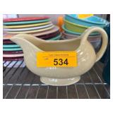 Cream-Colored Ceramic Gravy Boat