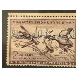 1953 Federal Duck Stamp with Signature