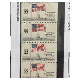 US #2116 Flag Over Capitol Stamps Block