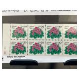 Sheet of U.S. 29-Cent African Violet Stamps