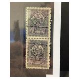 New York Stock Transfer Tax Stamps Pair