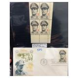 1971 Douglas MacArthur Stamps and FDC