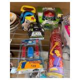 Novelty Toys and Wonder Woman Tin