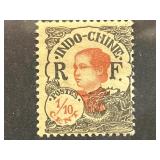 Indo-China 1/10 Cent Stamp, 1922-1927