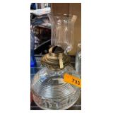 Glass Oil Lamp Set