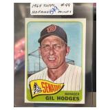 1965 Topps #99 Gil Hodges Senators Card