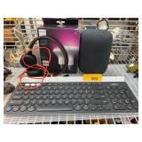 Tech Bundle with Keyboard, Speaker, Bulbs, and Hea