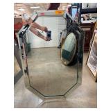 Octagonal Mirror with Beveled Edges