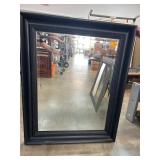 Black-Framed Wall Mirror