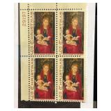 US #1336 Madonna and Child Mint Plate Block