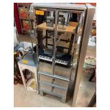 Mirrored Jewelry Armoire With Multiple Drawers