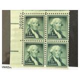 US 1ï¿½ Washington Plate Block Stamps