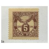 Fiume 1919 Postage Due 5c Mint Stamp