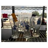 Pabst Blue Ribbon Glasses With Logo