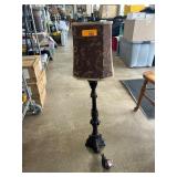 Ornate Table Lamp with Decorative Shade