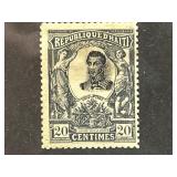 Haiti 20 Centimes Mint Stamp