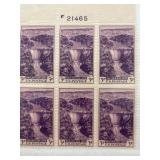 1935 Boulder Dam Commemorative Stamps Block