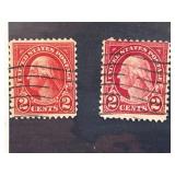 U.S. 2-Cent Washington Stamps