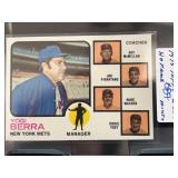 1973 Topps #257 Yogi Berra Mets Card