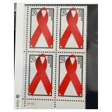 1993 US 29ï¿½ AIDS Awareness Stamp Block