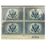 US Special Delivery Airmail Plate Block
