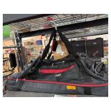 SwissTech Black and Red Wheeled Duffle Bag