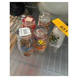 Souvenir Shot Glasses from Various Locations
