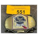 1980 Raintree Pabst Blue Ribbon Belt Buckle