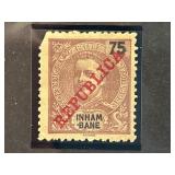 Portugal Republica Overprinted Stamp #39