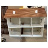 Wood and Painted Dollhouse with Open Back