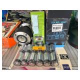 Lot Including Solar Light and Components