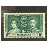 1937 Bahamas Green Mint Stamp