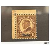 1929 US 1ï¿½ï¿½ Harding Nebraska Overprint Stamp